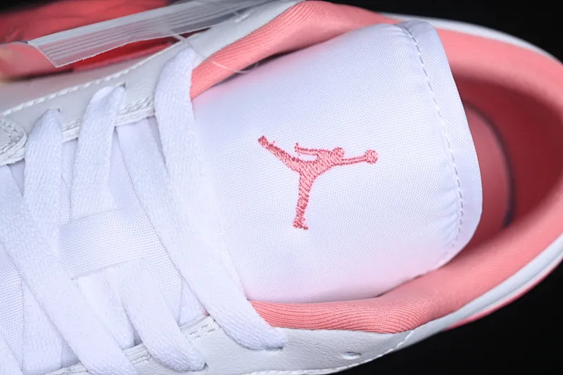 All categories Air Jordan Jordan series basketball shoes Air Jordan 1 Low Air Jordan 1 Low AJ1 Joe 1 white and pink low-top cultural and casual sneakers DC0774-109